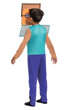 Minecraft Steve Fancy Dress 7-8 years
