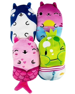 Cats Vs. Pickles Swimmy Plush 4-Pack