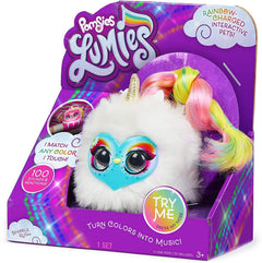 Pomsies LUMIES Sparkle Rush Teal Face