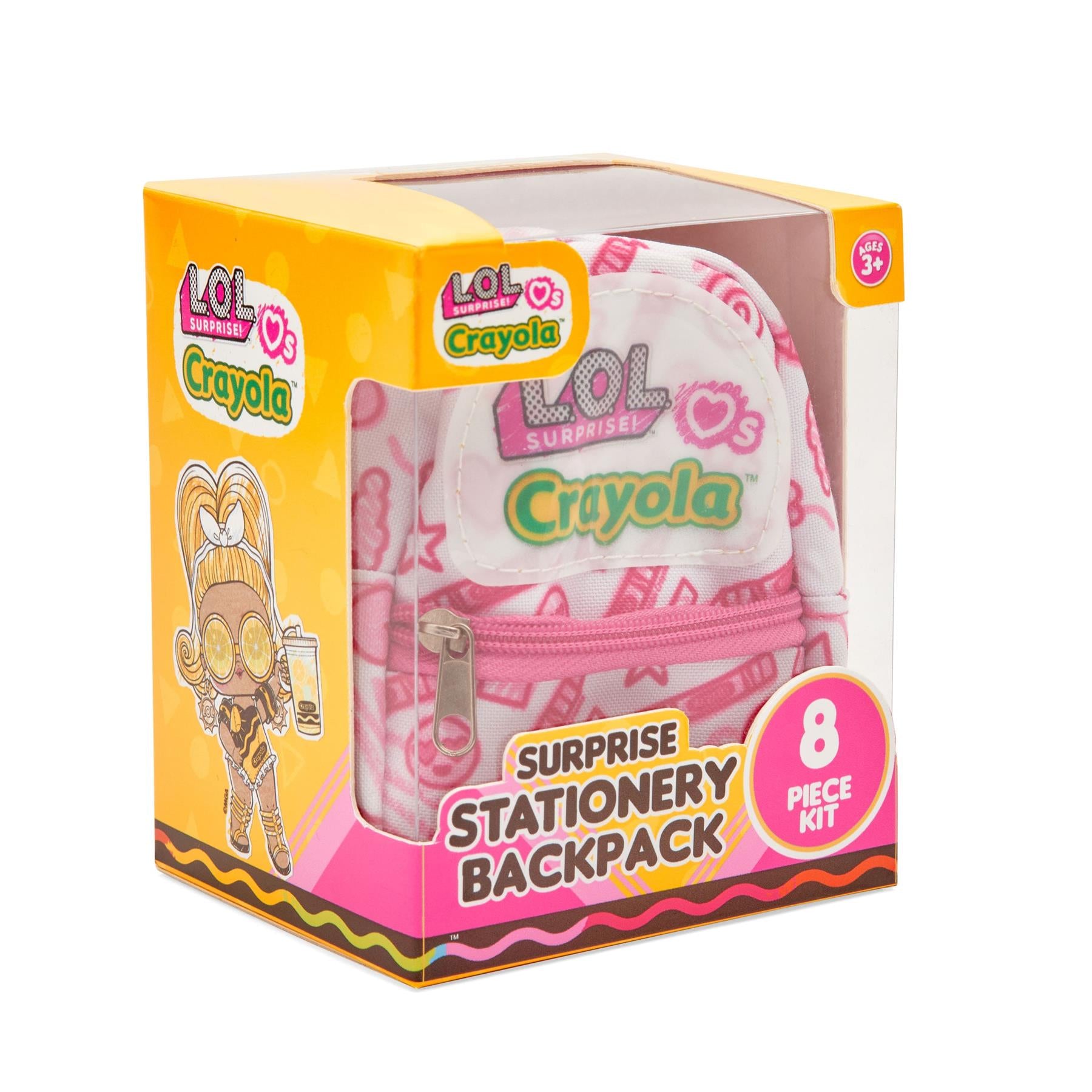 Crayola L.O.L. Surprise! Stationery Backpack Assortment | BargainMax