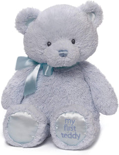 Gund My First Teddy Blue Soft Toy