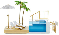 Rainbow High Colour Change Pool and Beach Club Playset