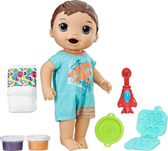 Baby Alive Super Snackin' Luke Brunette Hair Doll