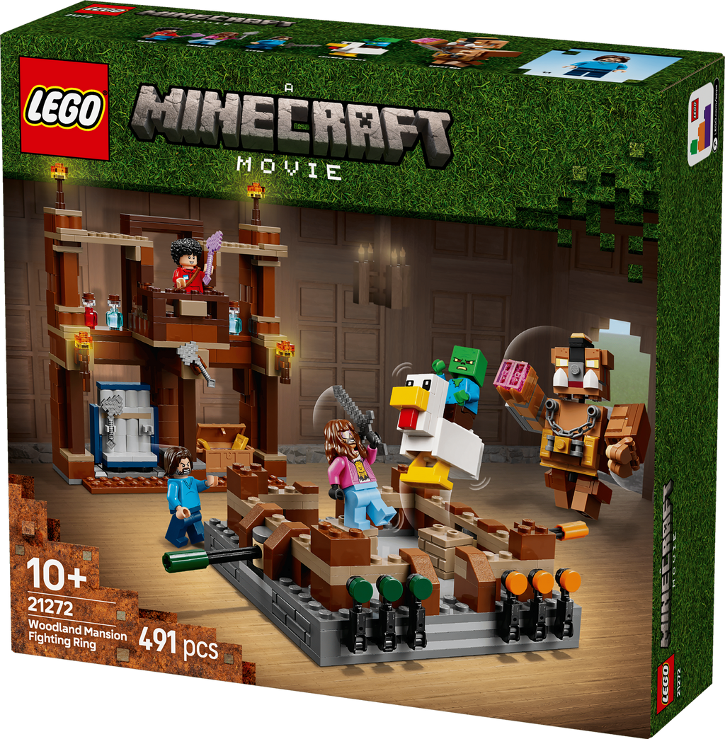 LEGO Minecraft Woodland Mansion Fighting Ring Toy Set 21272