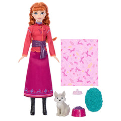 Disney Frozen Anna Doll & Wolf Cub