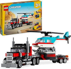 LEGO Creator 3in1 Flatbed Truck with Helicopter 31146