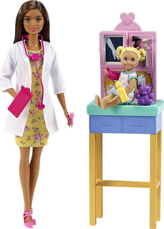 Barbie Pediatrician Brunette Doll