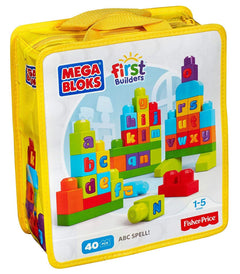 Mega Bloks 40 Piece Bag ABC Spell