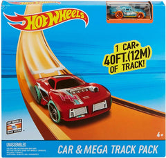 Hot Wheels Car And Mega Track Pack
