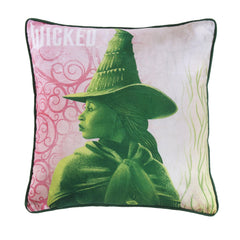 Wicked Glenda and Elphaba Twill Cushion