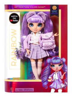 Rainbow High Junior High Violet Willow Doll