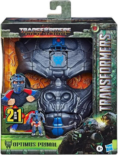 Transformers Toys Rise of the Beasts Film Optimus Prime 2-in-1 Converting Mask