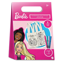 Barbie Adventure Dreamhouse Colour Your Own Canvas Bag Set