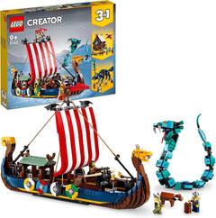 Lego Creator Viking Ship and the Midgard Serpent 31132