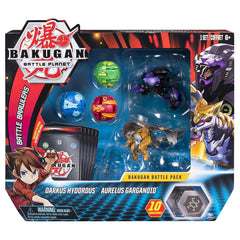 Bakugan Battle Pack Darkus Hydorous and Aurelus Garganoid