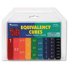 Learning Resources Fraction Tower Equivalency Cubes