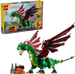 LEGO Creator 3in1 Medieval Dragon Toy Playset 31161