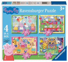 Ravensburger Peppa Pig 4 in a Box Jigsaw Puzzles