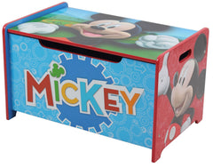 Mickey Mouse Deluxe Wooden Toy Box and Bench
