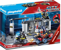 Playmobil 70338 City Action Take Along Tactical Unit Headquarters
