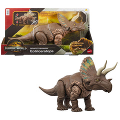 Jurassic World Rebirth Gigantic Thrashers Eotriceratops Dinosaur Action Figure