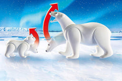 Playmobil Arctic Explorers With Polar Bears 9056