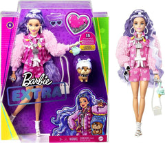 Barbie Extra Fashion Doll With Periwinkle Hair