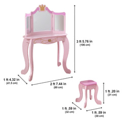 KidKraft Princess Vanity & Stool