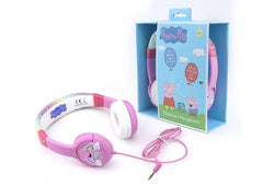 Peppa Pig Glitter Rainbow Peppa Pink Kids Headphones