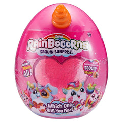 Rainbocorns Plush Orange Corn Pink Heart