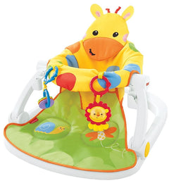 Fisher-Price Giraffe Sit-Me-Up Floor Seat With Tray