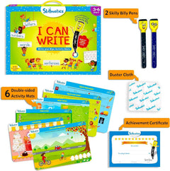 Skillmatics I Can Write - Write and Wipe Activity Mats