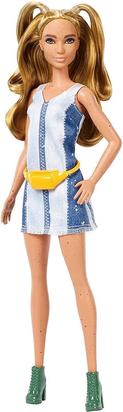 Barbie Fashionista Blue Denim Dress Doll
