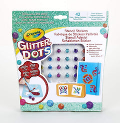 Crayola Glitter Dots Stencil Stickers