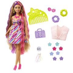 Barbie Totally Hair Flower Themed Fashion Doll