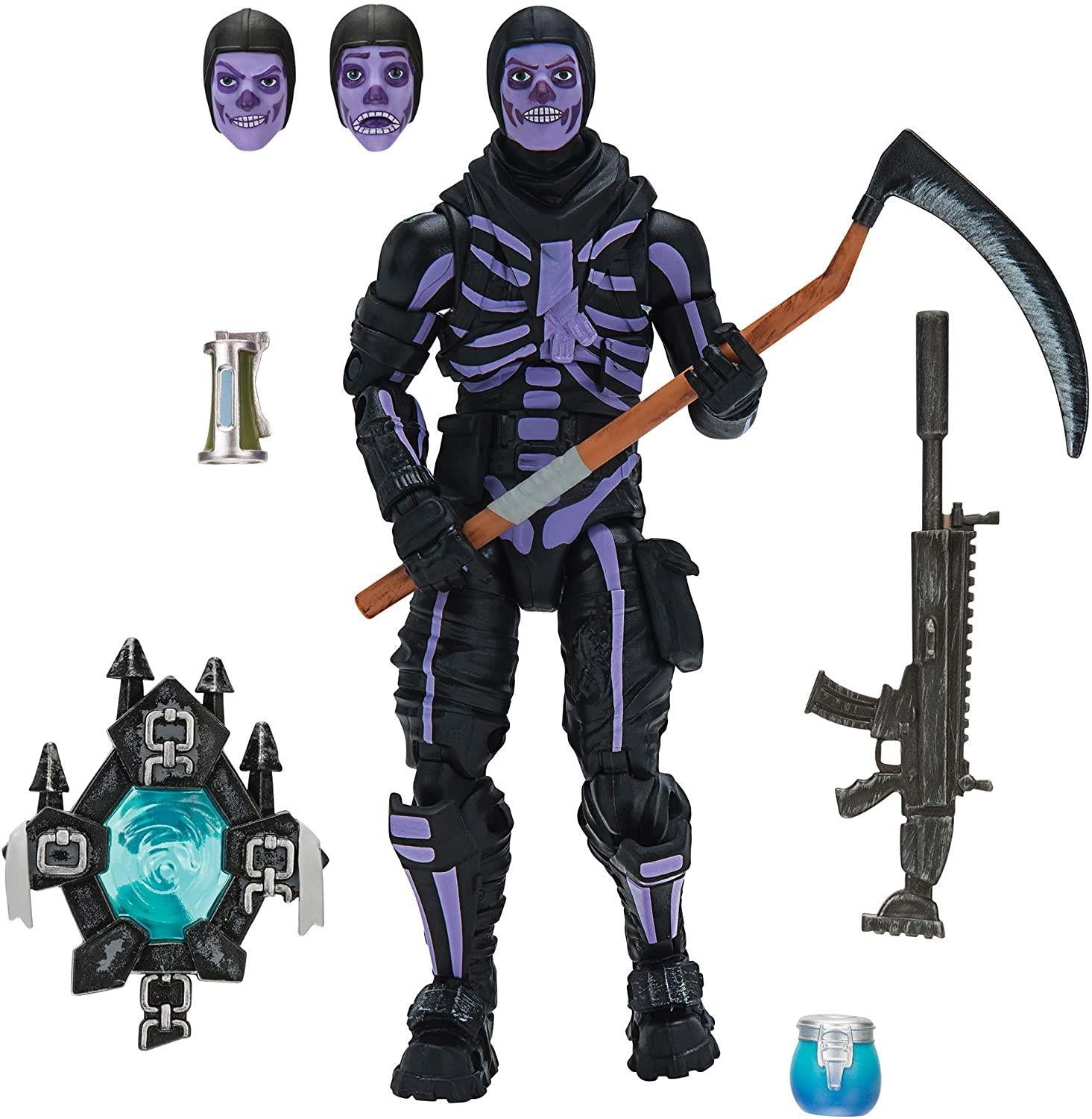 Fortnite Legendary 6 inch Skull Trooper Purple Glow Figure