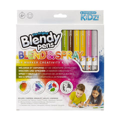 Chameleon Kidz 24piece Markers Blend Spray Kit