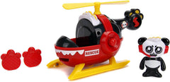 Ryan's World Rescue Helicopter and Panda Figure