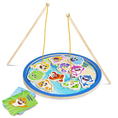 Baby Shark Magnetic Wooden Fishing Game