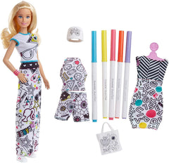 Barbie Crayola Color-in Fashions Doll Blonde
