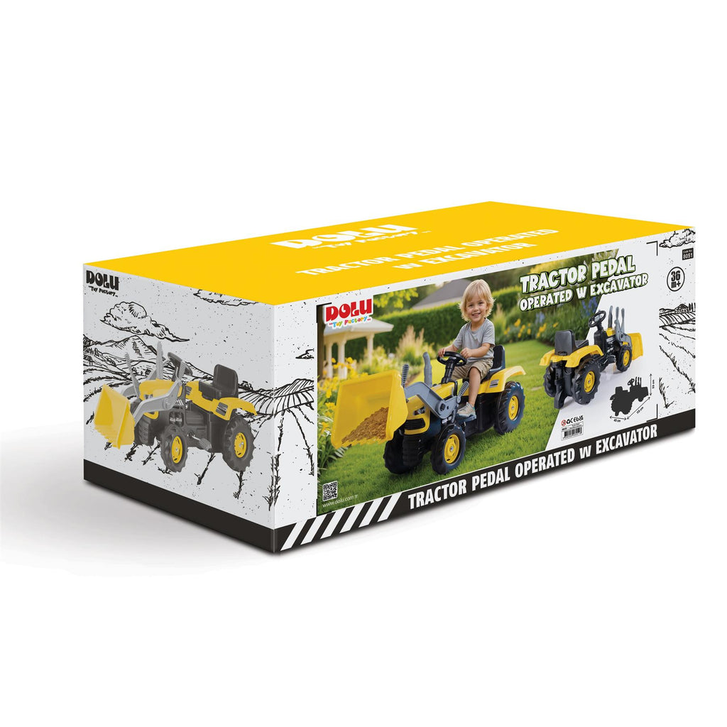 Dolu Tractor Pedal Operated with Excavator – BargainMax