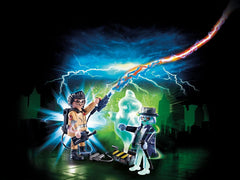 Playmobil Ghostbusters Spengler with Ghost 9224