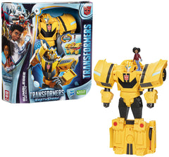 Transformers EarthSpark Spin Changer - Bumblebee and Mo Malto Figure