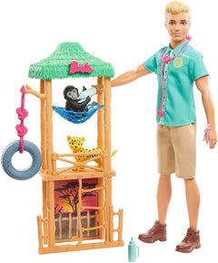 Barbie Ken Careers Playset -WILD LIFE VET