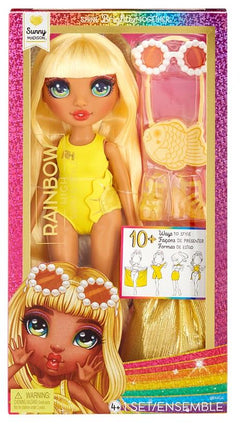 Rainbow High Swim & Style Fashion Doll- Sunny