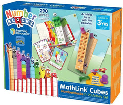 Learning Resources Mathlink Cubes 11-20 Number Blocks Activity Set