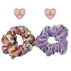 Disney Princess 2 Piece Scrunchie and Earring Set