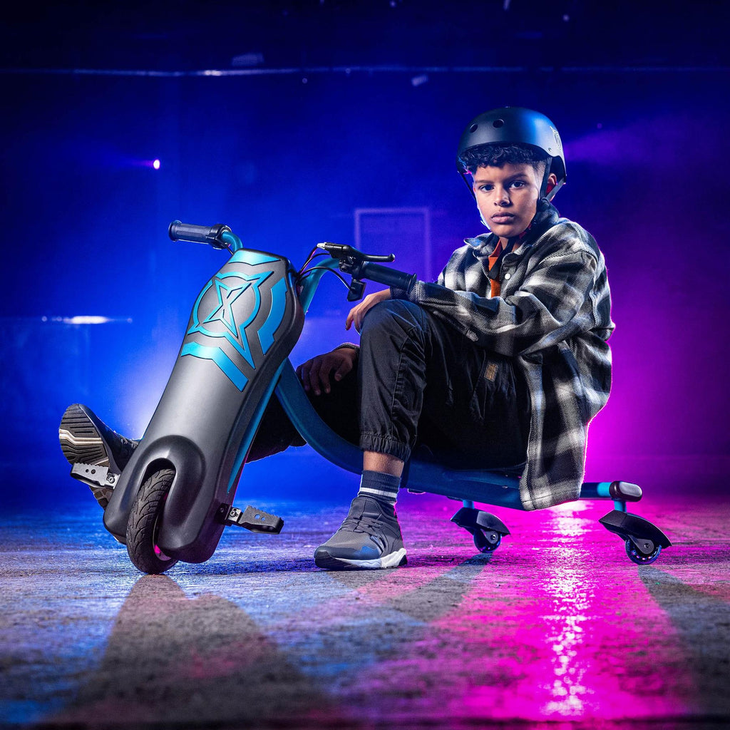 Xootz Cyclone Drift Trike 24V Lithium Blue – BargainMax