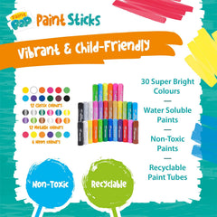 Paint Pop Paint Sticks - Giant Storage Tube 30 Sticks