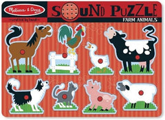 Melissa & Doug Farm Animals Sound Puzzle